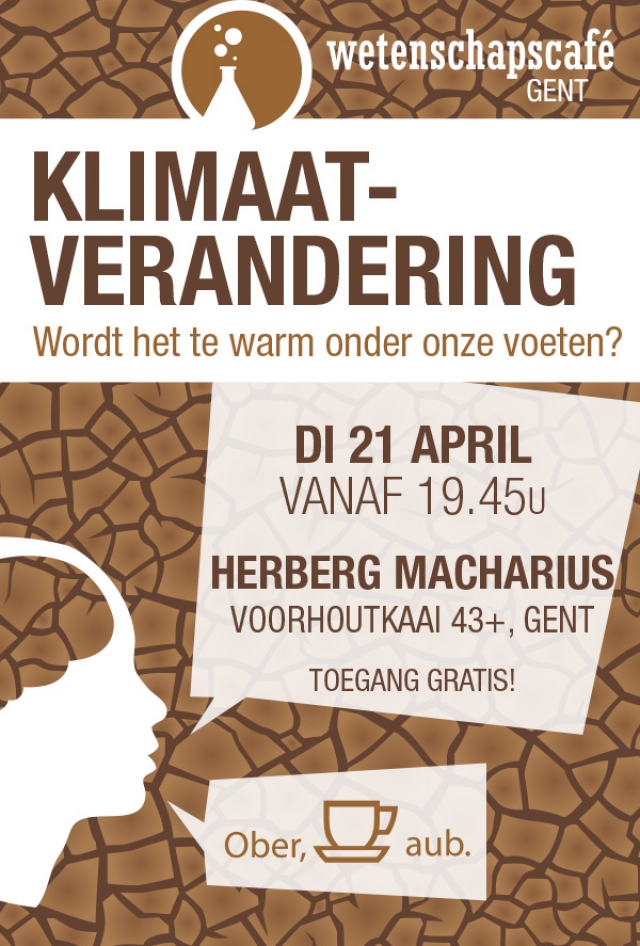 E-flyer wetenschapscafé klimaatverandering