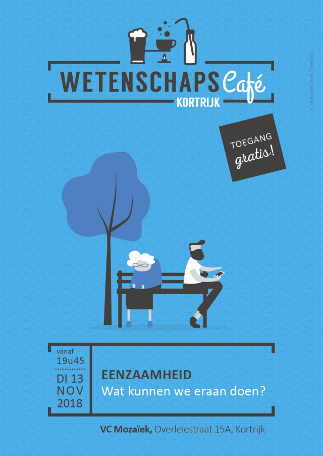 18_WETENSCHAPSCAFE_E-FLYER_EENZAAMHEID_KORTRIJK