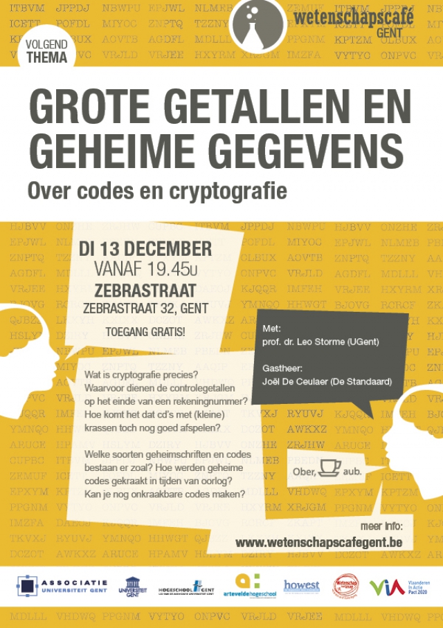 Grote getallen en geheime gegevens: over codes en cryptografie